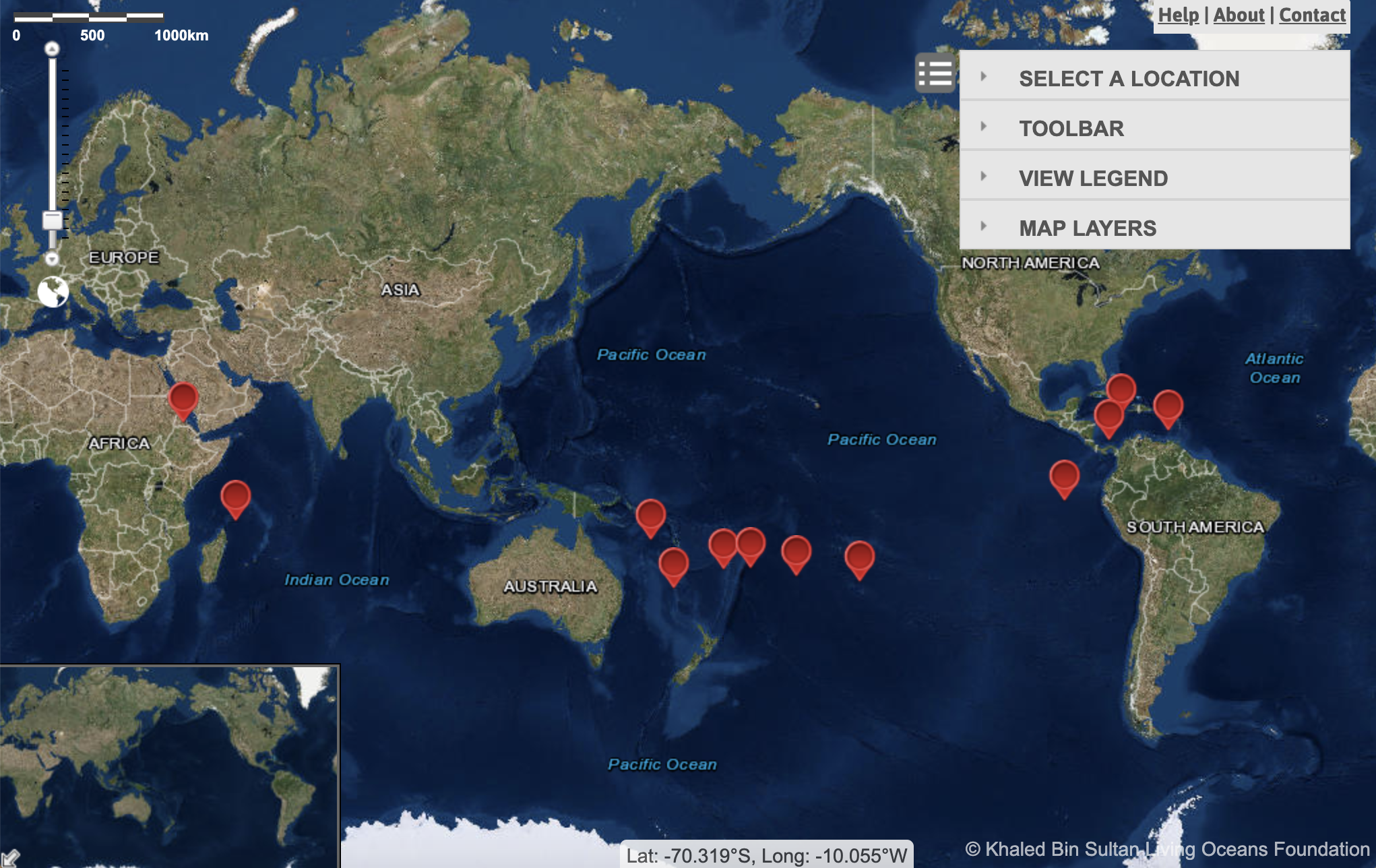 Shallow Water Reef Map